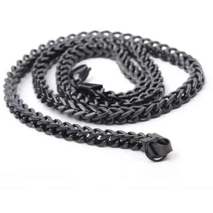 CimarroneAMX Cadena Negra Eslabón Cuadrado