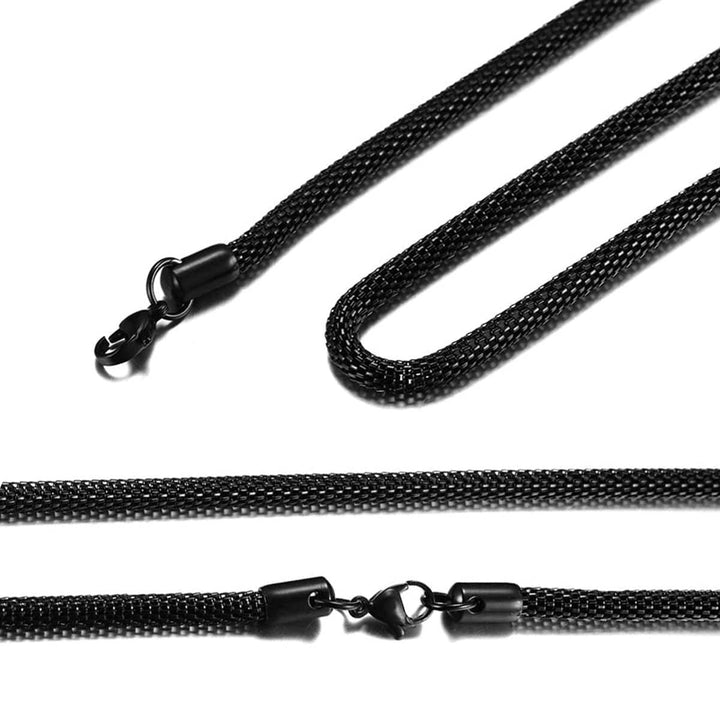 CimarroneAMX Cadena redonda trenzada acero inoxidable