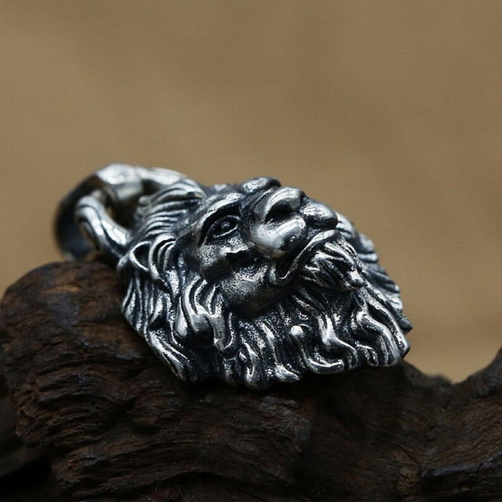 CimarroneAMX Dije León Rey de la selva plata mexicana 925