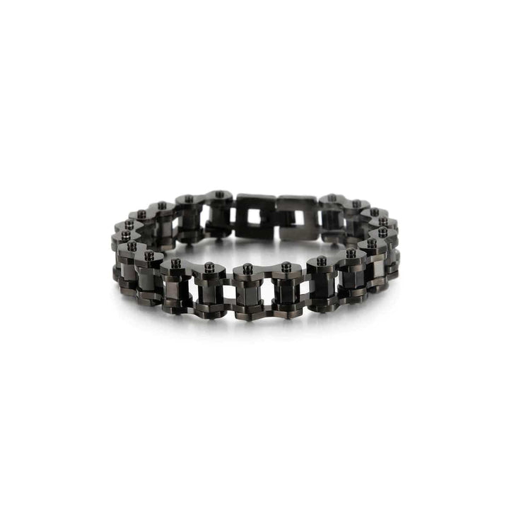 CimarroneAMX Negro Pulsera Cadena de Suministro Cuadrada