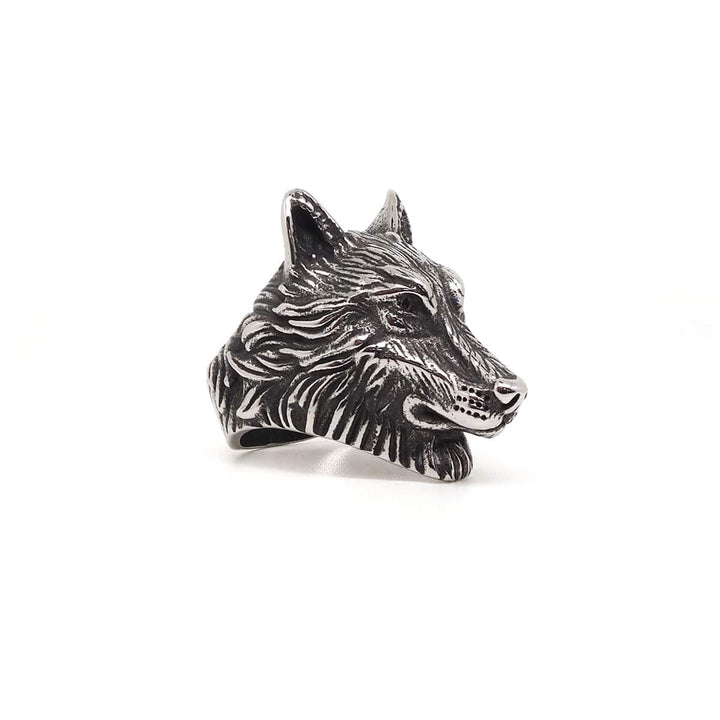 CimarroneAMX Plata .925 / 6 Anillo Lobo Alpha