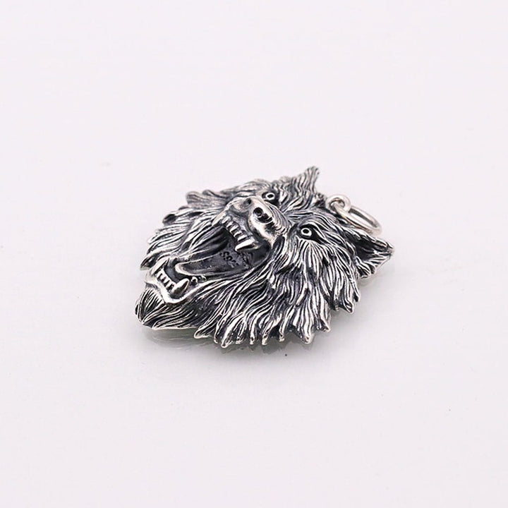 CimarroneAMX Plata .925 Dije Lobo Rabioso