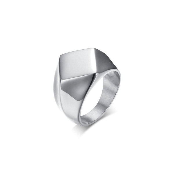 CimarroneAMX Plateado / 8 Anillo Rombo Elegante