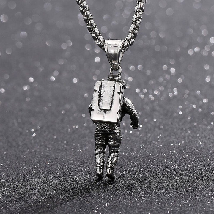 CimarroneAMX Plateado Collar Astronauta