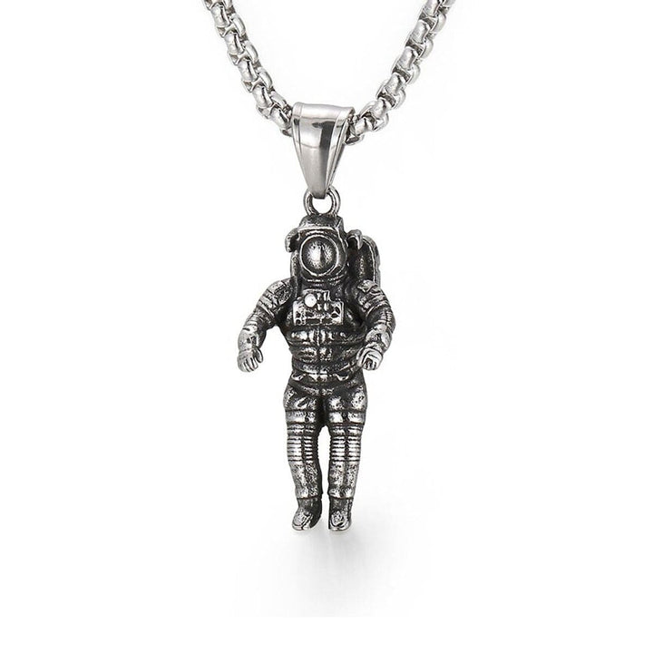 CimarroneAMX Plateado Collar Astronauta