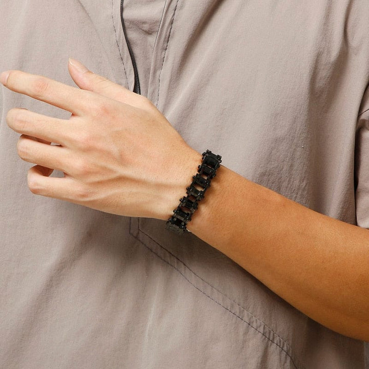 CimarroneAMX Pulsera Cadena de Suministro Cuadrada