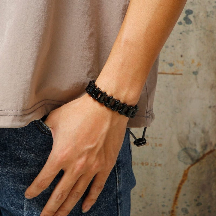 CimarroneAMX Pulsera Cadena de Suministro Cuadrada
