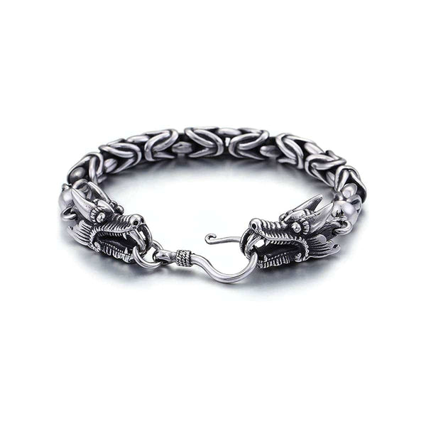 CimarroneAMX Pulsera Dragón Doble Titanio