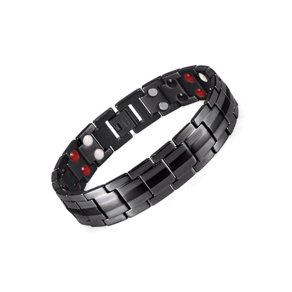 CimarroneAMX Pulsera Negra Acero & Imanes
