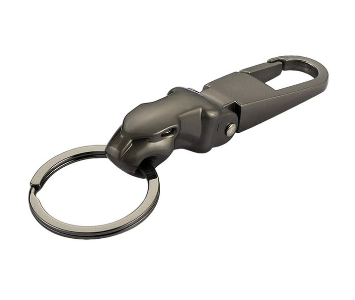 CimarroneMX llavero Negro llavero jaguar acero inoxidable