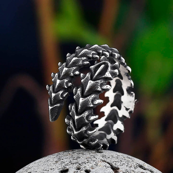 CimarroneMX Ropa y accesorios 7 Anillo hueso de dragón