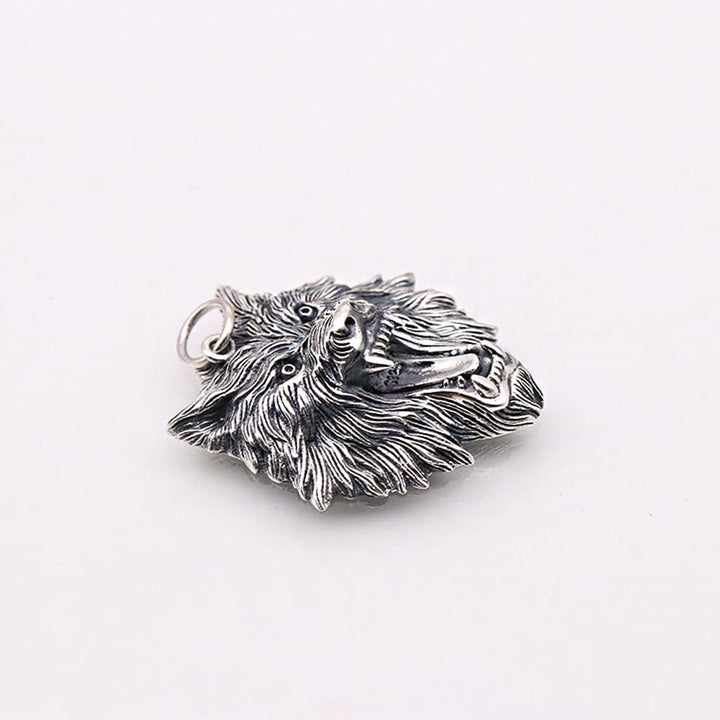 dije leon rabioso en plata 925