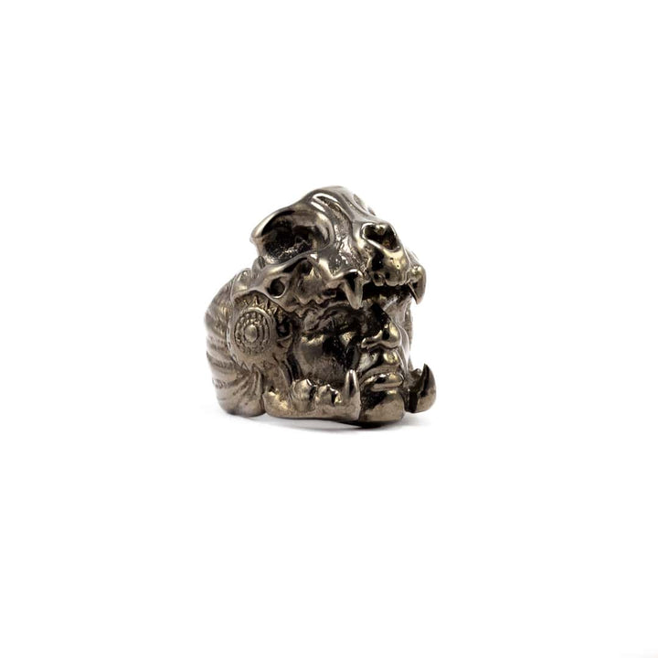 anillo guerrero jaguar negro liga blanda