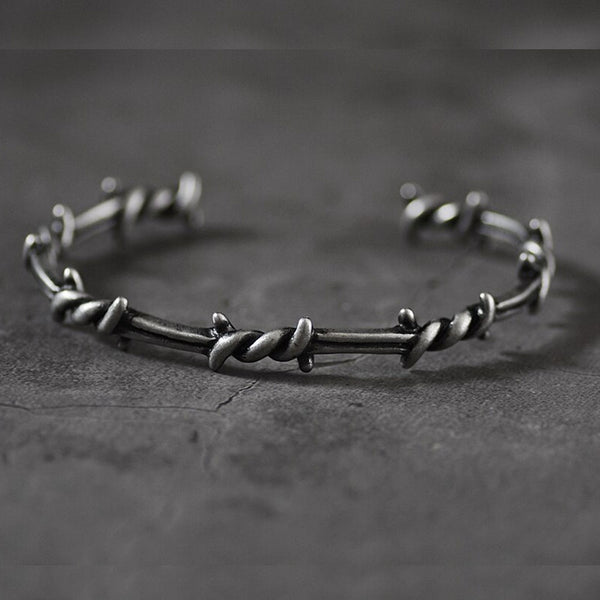 brazalete de puas acero inoxidable